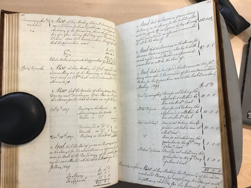 Forehoe Hundred - House of Industry Minute Book 1807-1809 p112-113 image 1 Forehoe Hundred - House of Industry Minute Book 1807-1809 p112-113 image 1