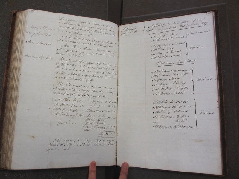 St Andrew Undershaft - Workhouse Minute Book 1822-1828 p230-231 image 1