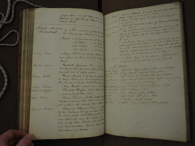 St Andrew Undershaft - Workhouse Minute Book 1814-1822 p119-120 image 1