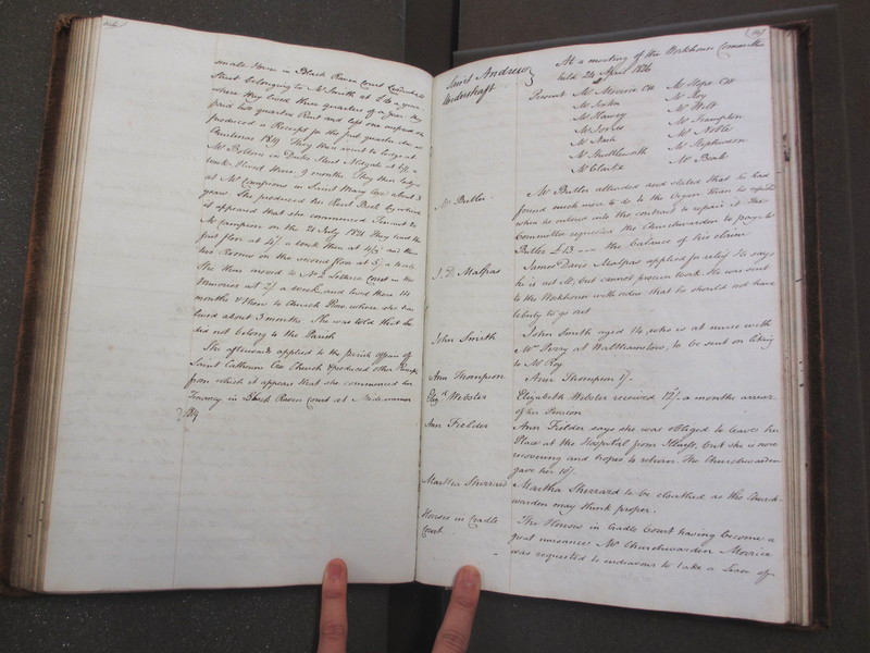 St Andrew Undershaft - Workhouse Minute Book 1822-1828 p146-147 image 1 St Andrew Undershaft - Workhouse Minute Book 1822-1828 p146-147 image 1