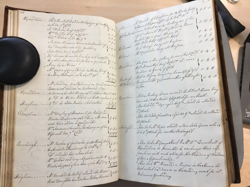 Forehoe Hundred - House of Industry Minute Book 1807-1809 p58-59 image 1 Forehoe Hundred - House of Industry Minute Book 1807-1809 p58-59 image 1