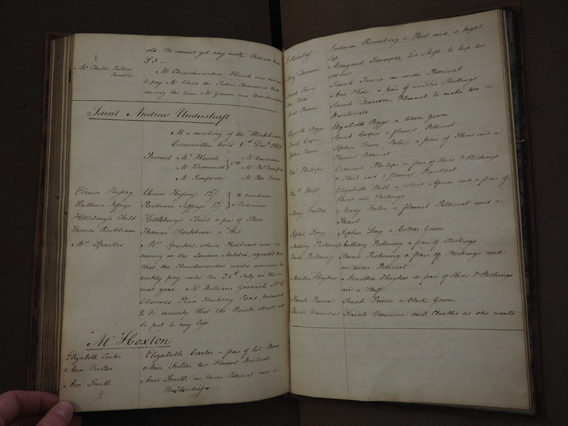 St Andrew Undershaft - Workhouse Minute Book 1801-1814 p126 image 1 St Andrew Undershaft - Workhouse Minute Book 1801-1814 p126 image 1