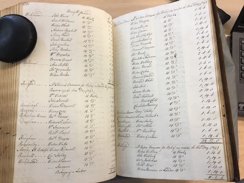 Forehoe Hundred - House of Industry Minute Book 1807-1809 p458-459 image 1 Forehoe Hundred - House of Industry Minute Book 1807-1809 p458-459 image 1