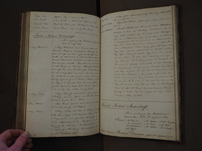 St Andrew Undershaft - Workhouse Minute Book 1801-1814 p121 image 1 St Andrew Undershaft - Workhouse Minute Book 1801-1814 p121 image 1