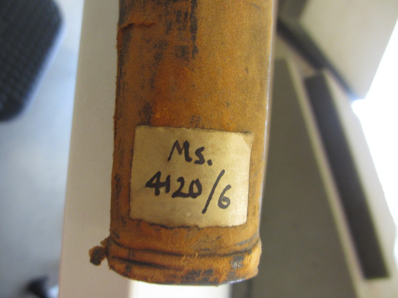 St Andrew Undershaft - Workhouse Minute Book 1822-1828 spine image 1