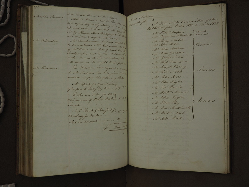 St Andrew Undershaft - Workhouse Minute Book 1814-1822 p218-219 image 1
