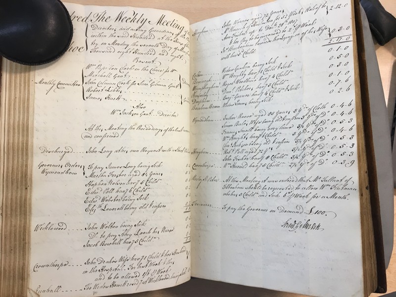 Forehoe Hundred - House of Industry Minute Book 1807-1809 p140-141 image 1 Forehoe Hundred - House of Industry Minute Book 1807-1809 p140-141 image 1