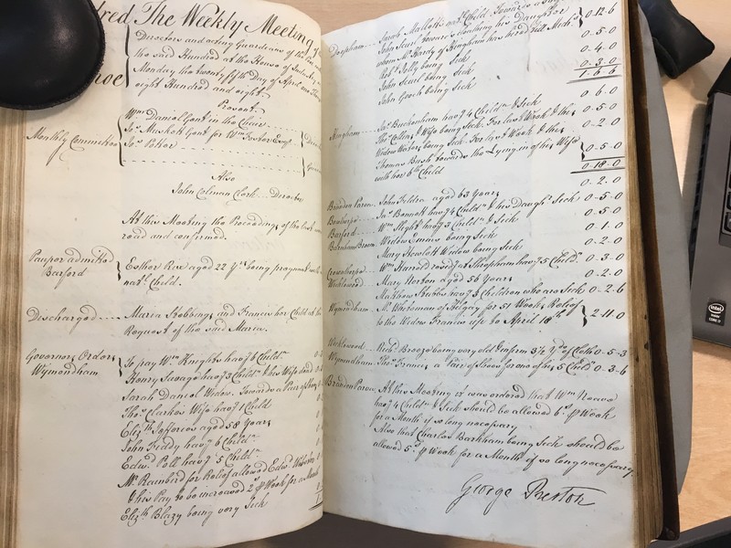 Forehoe Hundred - House of Industry Minute Book 1807-1809 p178-179 image 1 Forehoe Hundred - House of Industry Minute Book 1807-1809 p178-179 image 1