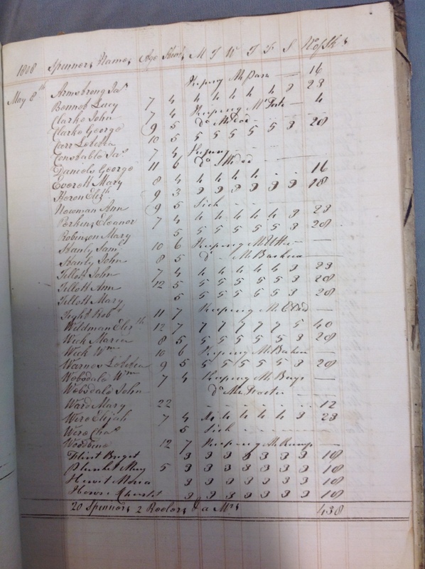 Forehoe Hundred - House of Industry Spinning Book 1805-1809 p164 image 1 Forehoe Hundred - House of Industry Spinning Book 1805-1809 p164 image 1