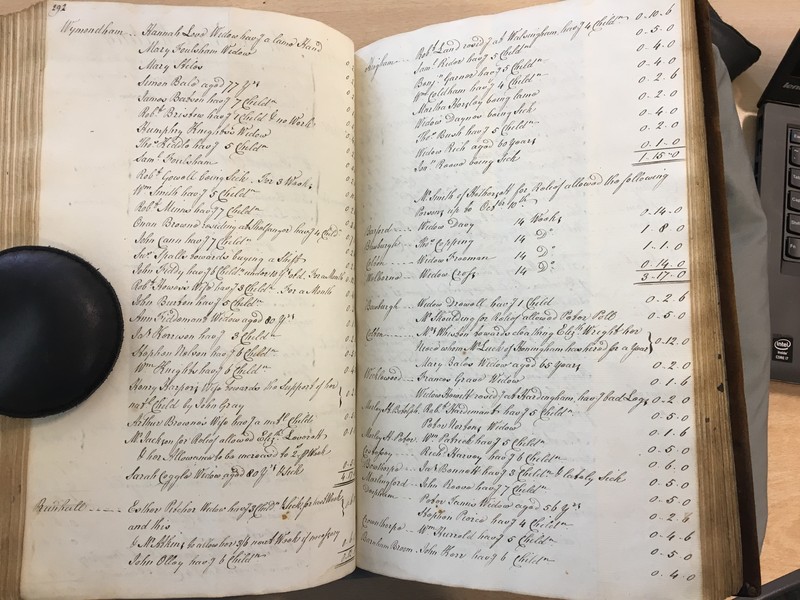 Forehoe Hundred - House of Industry Minute Book 1807-1809 p292-293 image 1 Forehoe Hundred - House of Industry Minute Book 1807-1809 p292-293 image 1