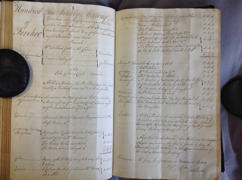 Forehoe Hundred - House of Industry Minute Book 1802-1805 p138-139 image 1 Forehoe Hundred - House of Industry Minute Book 1802-1805 p138-139 image 1