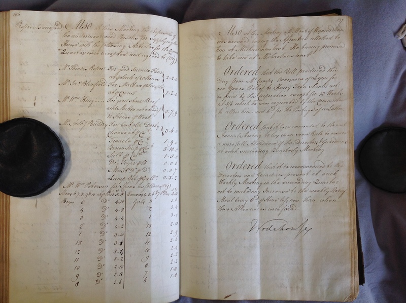 Forehoe Hundred - House of Industry Minute Book 1802-1805 p136-137 image 1 Forehoe Hundred - House of Industry Minute Book 1802-1805 p136-137 image 1