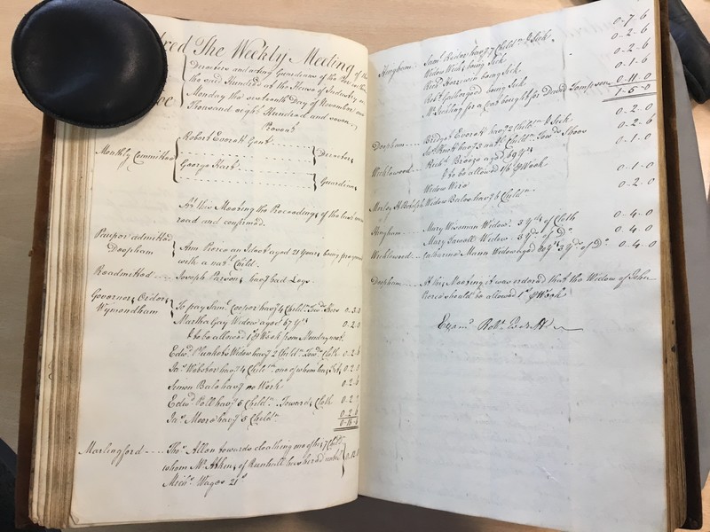 Forehoe Hundred - House of Industry Minute Book 1807-1809 p72-73 image 1 Forehoe Hundred - House of Industry Minute Book 1807-1809 p72-73 image 1
