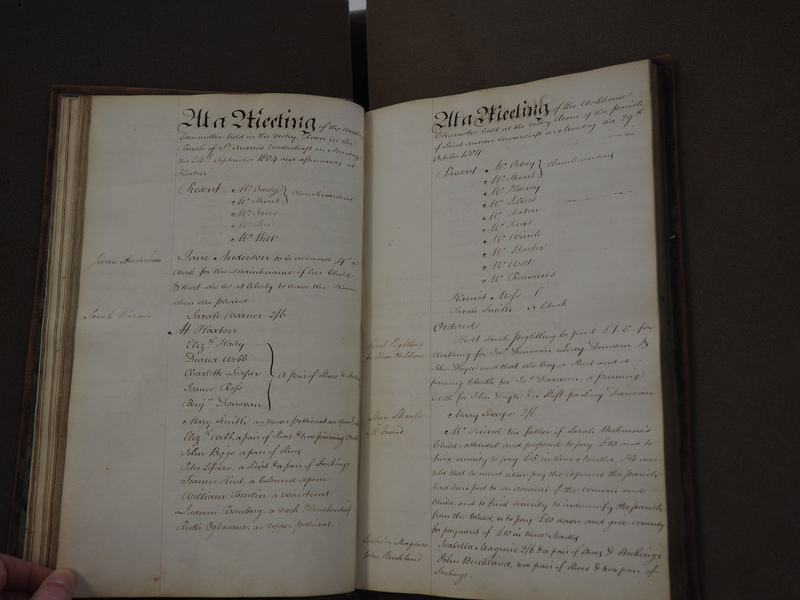 St Andrew Undershaft - Workhouse Minute Book 1801-1814 p31 image 1 St Andrew Undershaft - Workhouse Minute Book 1801-1814 p31 image 1