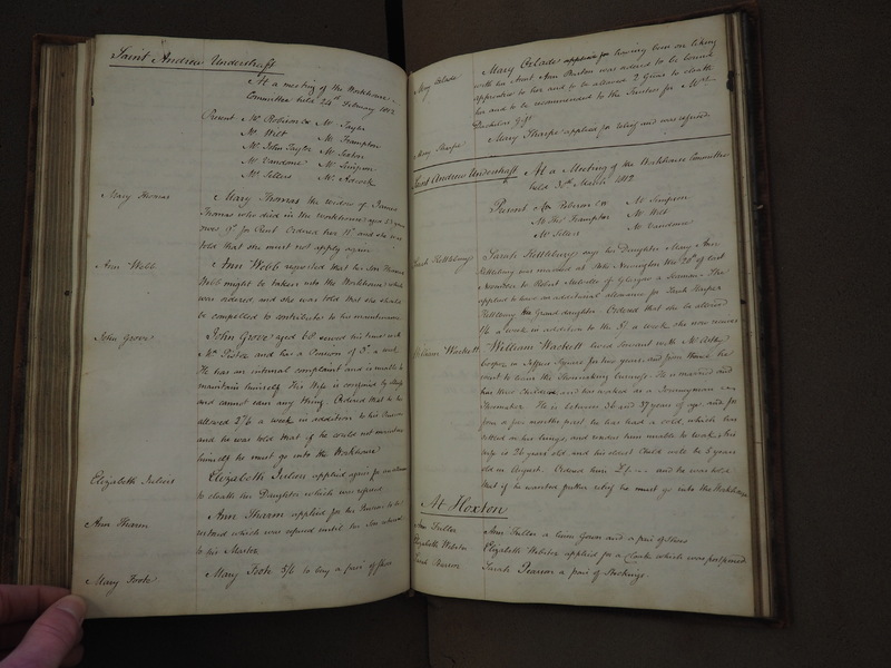 St Andrew Undershaft - Workhouse Minute Book 1801-1814 p107 image 1 St Andrew Undershaft - Workhouse Minute Book 1801-1814 p107 image 1