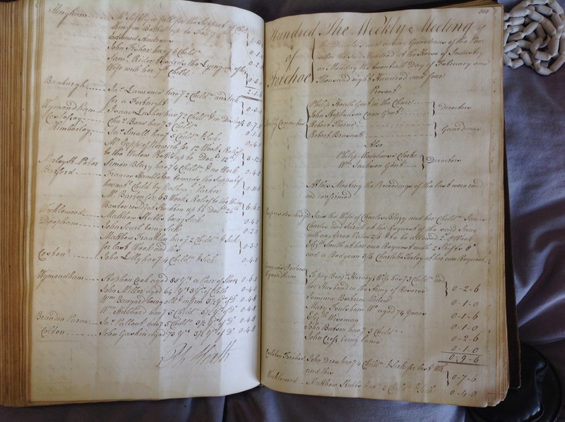Forehoe Hundred - House of Industry Minute Book 1802-1805 p304-305 image 1 Forehoe Hundred - House of Industry Minute Book 1802-1805 p304-305 image 1