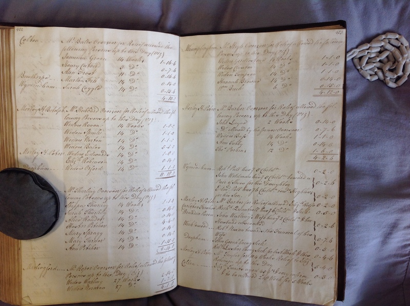 Forehoe Hundred - House of Industry Minute Book 1802-1805 p422-423 image 1 Forehoe Hundred - House of Industry Minute Book 1802-1805 p422-423 image 1
