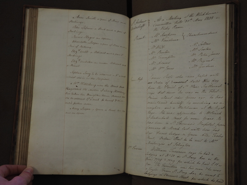 St Andrew Undershaft - Workhouse Minute Book 1801-1814 p67 image 1 St Andrew Undershaft - Workhouse Minute Book 1801-1814 p67 image 1