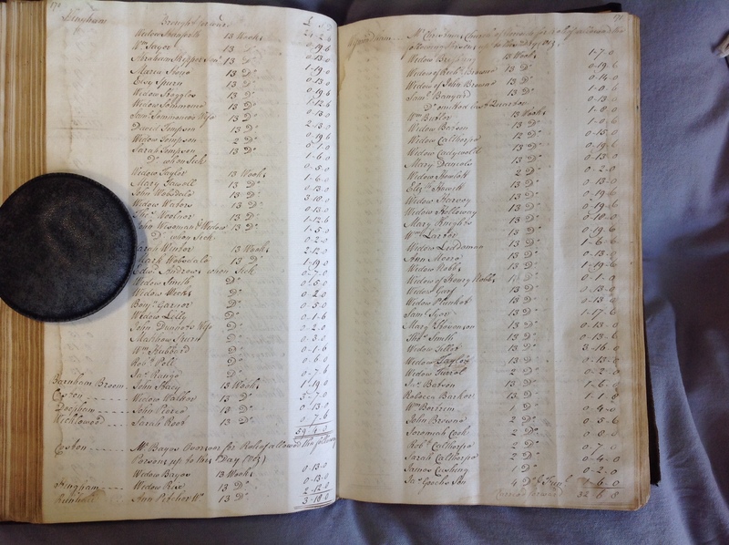 Forehoe Hundred - House of Industry Minute Book 1802-1805 p170-171 image 1 Forehoe Hundred - House of Industry Minute Book 1802-1805 p170-171 image 1