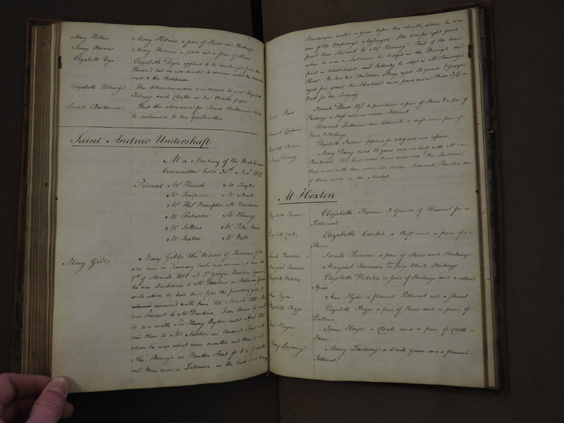 St Andrew Undershaft - Workhouse Minute Book 1801-1814 p113 image 1 St Andrew Undershaft - Workhouse Minute Book 1801-1814 p113 image 1