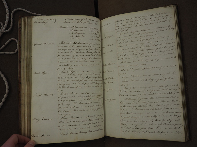 St Andrew Undershaft - Workhouse Minute Book 1814-1822 p115-116 image 1