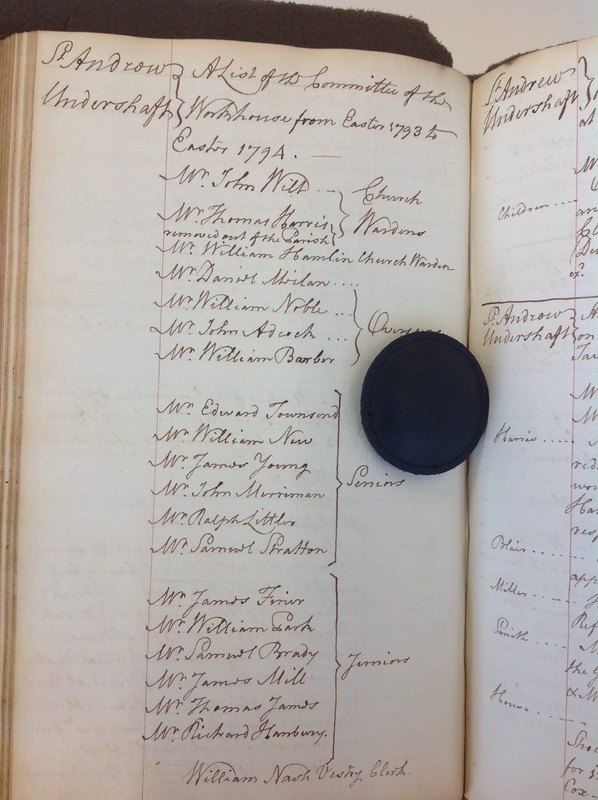 St Andrew Undershaft - Workhouse Minute Book 1780-1801 p150 image 1