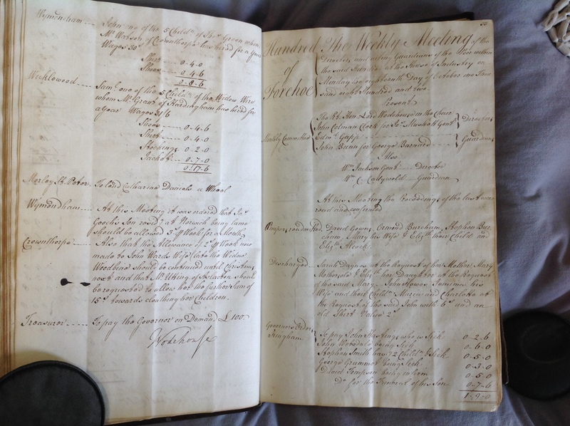 Forehoe Hundred - House of Industry Minute Book 1802-1805 p32-33 image 1 Forehoe Hundred - House of Industry Minute Book 1802-1805 p32-33 image 1