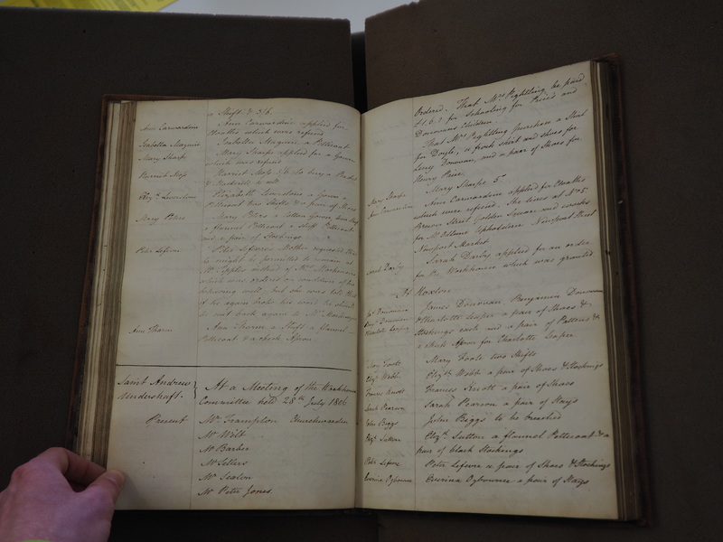 St Andrew Undershaft - Workhouse Minute Book 1801-1814 p47 image 1 St Andrew Undershaft - Workhouse Minute Book 1801-1814 p47 image 1