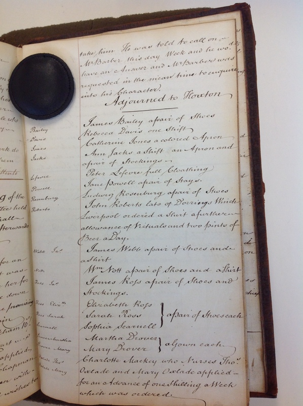 St Andrew Undershaft - Workhouse Minute Book 1780-1801 p257 image 1 St Andrew Undershaft - Workhouse Minute Book 1780-1801 p257 image 1