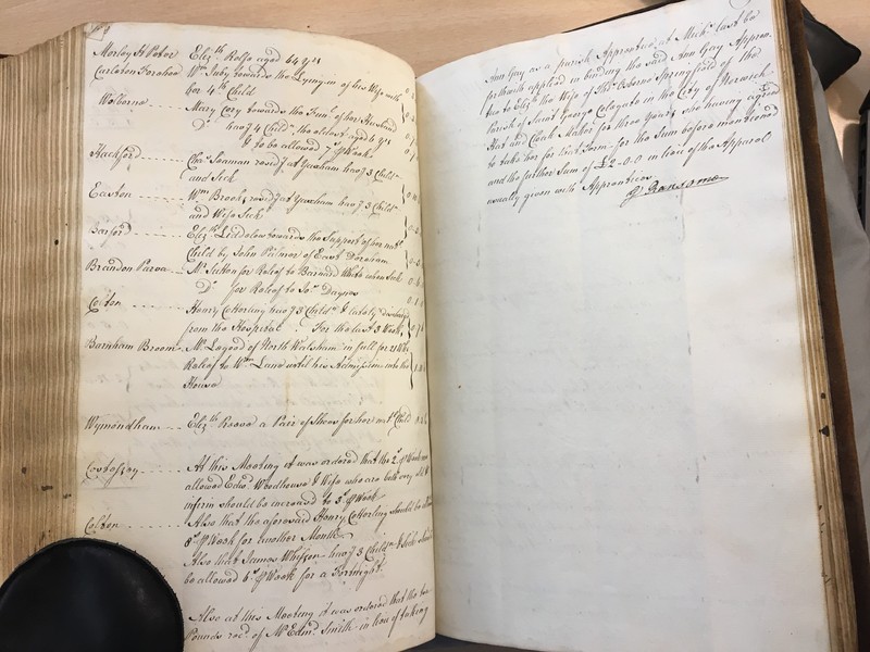 Forehoe Hundred - House of Industry Minute Book 1807-1809 p468-469 image 1 Forehoe Hundred - House of Industry Minute Book 1807-1809 p468-469 image 1