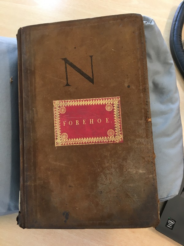 Forehoe Hundred - House of Industry Minute Book 1805-1807 front cover image 1