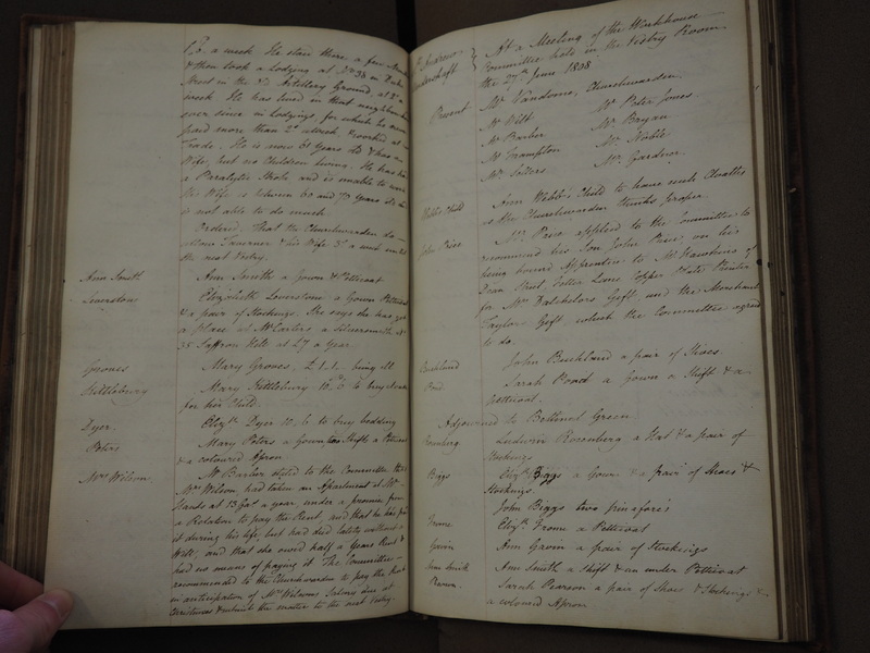 St Andrew Undershaft - Workhouse Minute Book 1801-1814 p68 image 1 St Andrew Undershaft - Workhouse Minute Book 1801-1814 p68 image 1