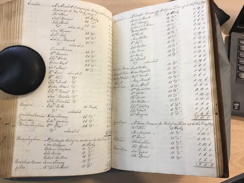 Forehoe Hundred - House of Industry Minute Book 1807-1809 p462-463 image 1 Forehoe Hundred - House of Industry Minute Book 1807-1809 p462-463 image 1