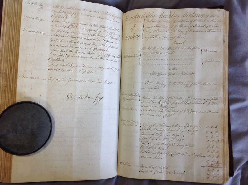 Forehoe Hundred - House of Industry Minute Book 1802-1805 p240-241 image 1 Forehoe Hundred - House of Industry Minute Book 1802-1805 p240-241 image 1