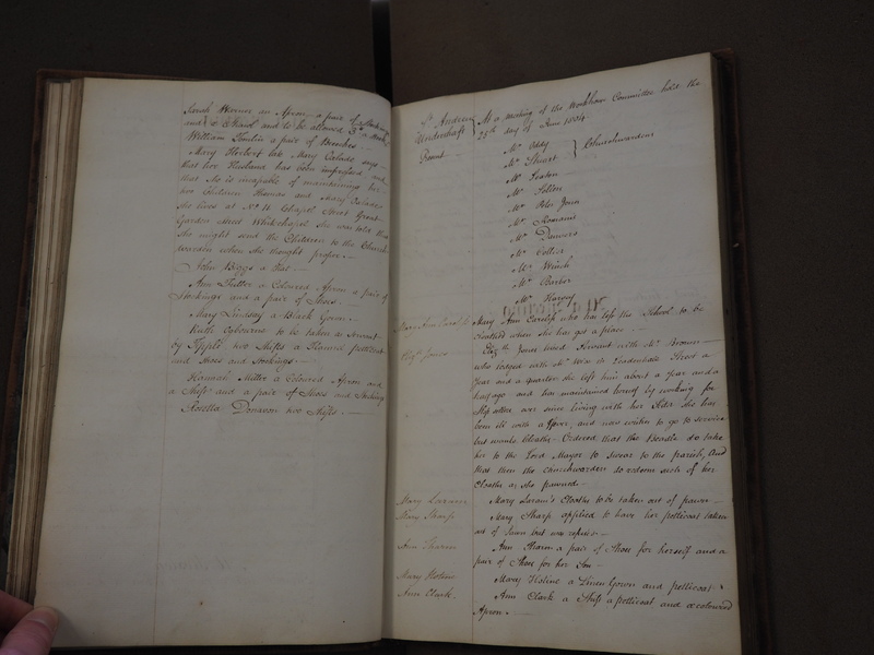 St Andrew Undershaft - Workhouse Minute Book 1801-1814 p29 image 1 St Andrew Undershaft - Workhouse Minute Book 1801-1814 p29 image 1