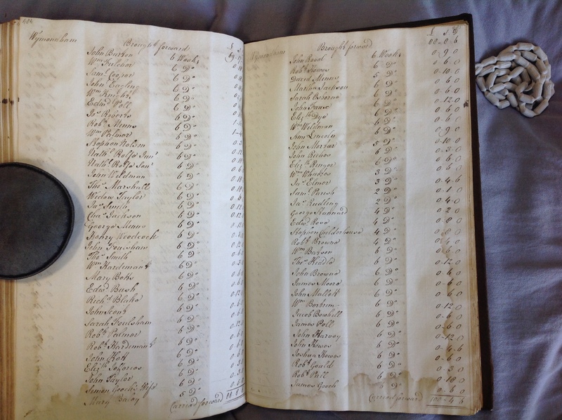 Forehoe Hundred - House of Industry Minute Book 1802-1805 p484-485 image 1 Forehoe Hundred - House of Industry Minute Book 1802-1805 p484-485 image 1