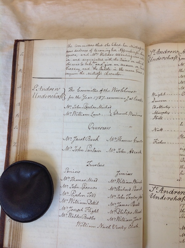 St Andrew Undershaft - Workhouse Minute Book 1780-1801 p86 image 1 St Andrew Undershaft - Workhouse Minute Book 1780-1801 p86 image 1