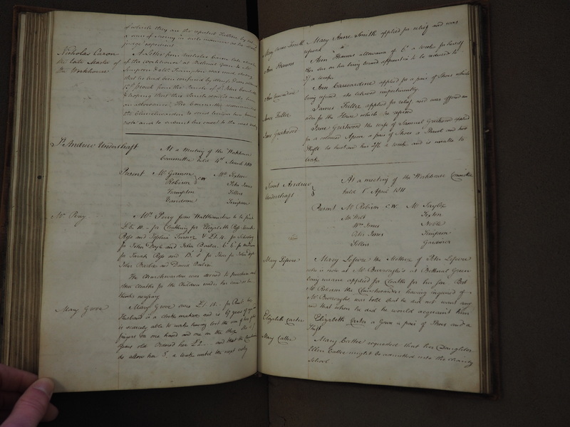 St Andrew Undershaft - Workhouse Minute Book 1801-1814 p95 image 1 St Andrew Undershaft - Workhouse Minute Book 1801-1814 p95 image 1