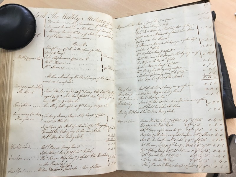 Forehoe Hundred - House of Industry Minute Book 1805-1807 p456-457 image 1 Forehoe Hundred - House of Industry Minute Book 1805-1807 p456-457 image 1