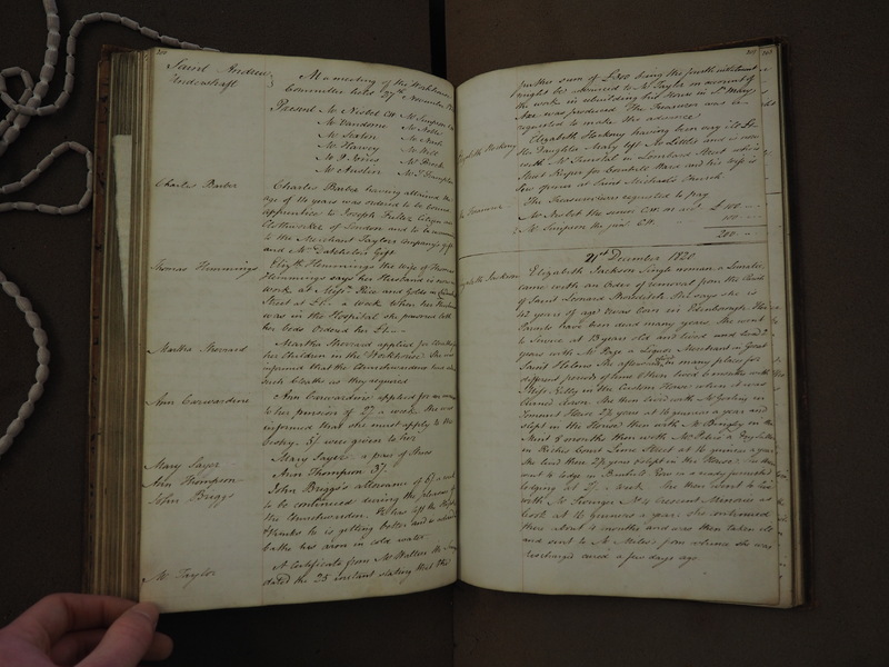 St Andrew Undershaft - Workhouse Minute Book 1814-1822 p200-201 image 1