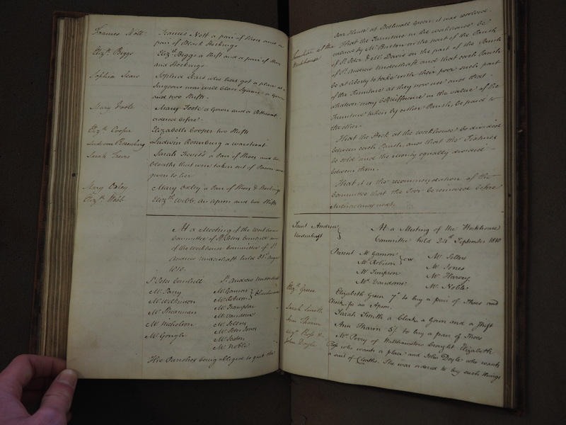 St Andrew Undershaft - Workhouse Minute Book 1801-1814 p91 image 1 St Andrew Undershaft - Workhouse Minute Book 1801-1814 p91 image 1