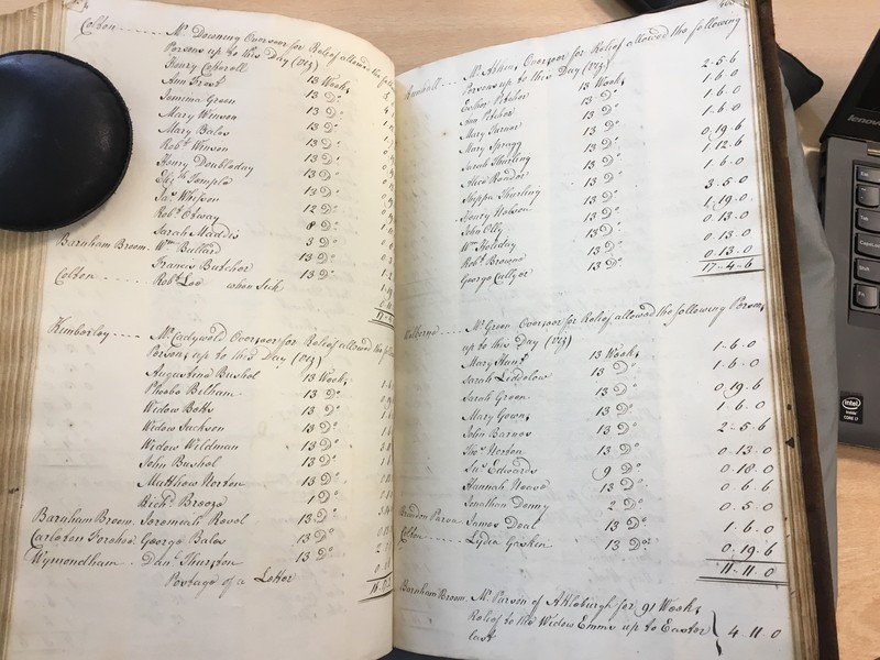 Forehoe Hundred - House of Industry Minute Book 1807-1809 p464-465 image 1 Forehoe Hundred - House of Industry Minute Book 1807-1809 p464-465 image 1