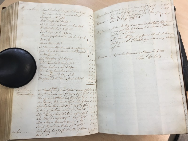 Forehoe Hundred - House of Industry Minute Book 1805-1807 p466-467 image 1 Forehoe Hundred - House of Industry Minute Book 1805-1807 p466-467 image 1