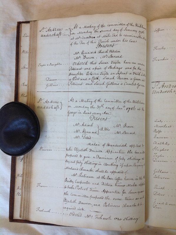 St Andrew Undershaft - Workhouse Minute Book 1780-1801 p72 image 1 St Andrew Undershaft - Workhouse Minute Book 1780-1801 p72 image 1