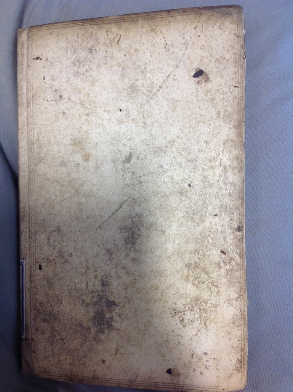 Forehoe Hundred - House of Industry Spinning Book 1805-1809 front cover