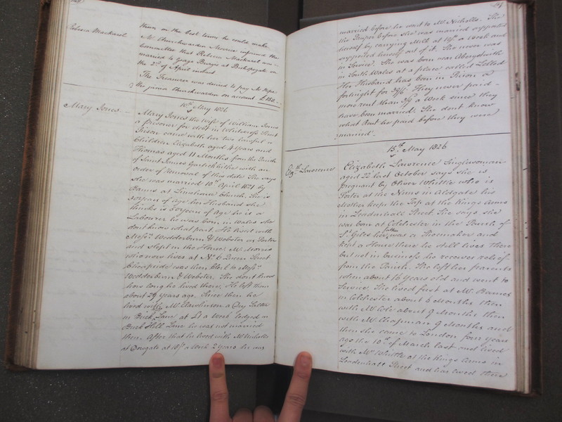 St Andrew Undershaft - Workhouse Minute Book 1822-1828 p148-149 image 1 St Andrew Undershaft - Workhouse Minute Book 1822-1828 p148-149 image 1