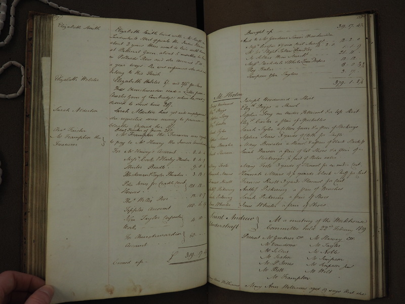 St Andrew Undershaft - Workhouse Minute Book 1814-1822 p137-138 image 1