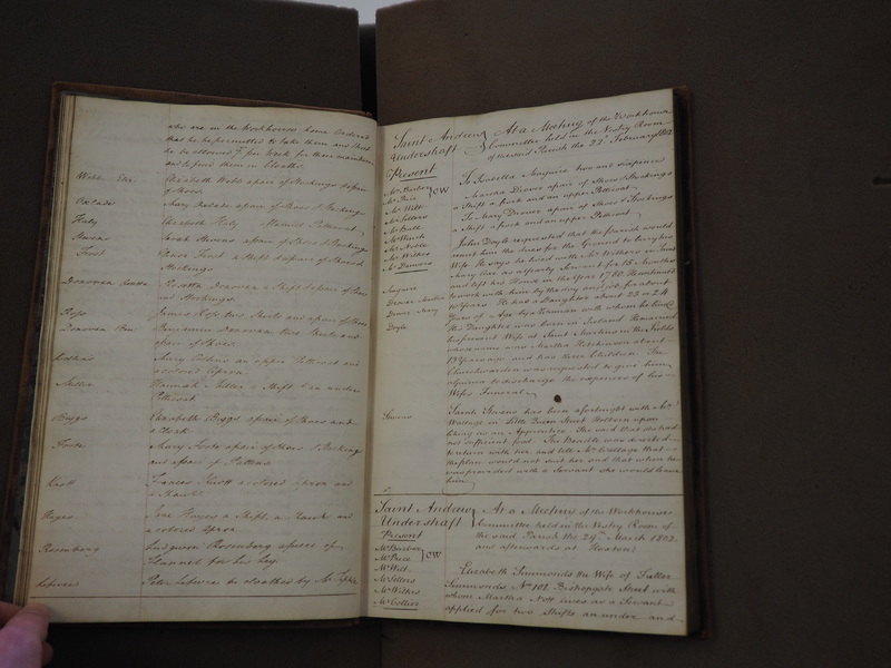 St Andrew Undershaft - Workhouse Minute Book 1801-1814 p9 image 1 St Andrew Undershaft - Workhouse Minute Book 1801-1814 p9 image 1