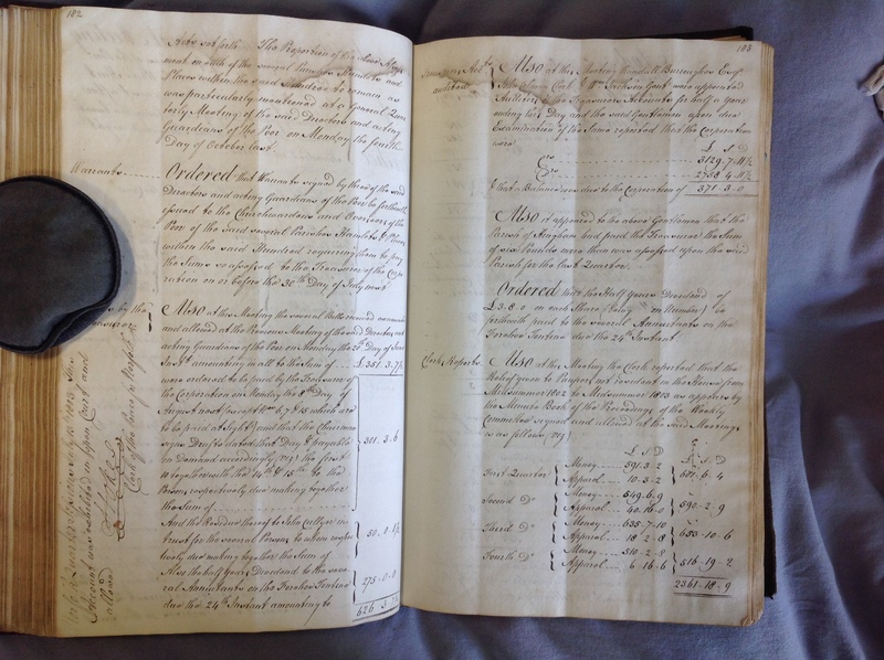 Forehoe Hundred - House of Industry Minute Book 1802-1805 p182-183 image 1 Forehoe Hundred - House of Industry Minute Book 1802-1805 p182-183 image 1