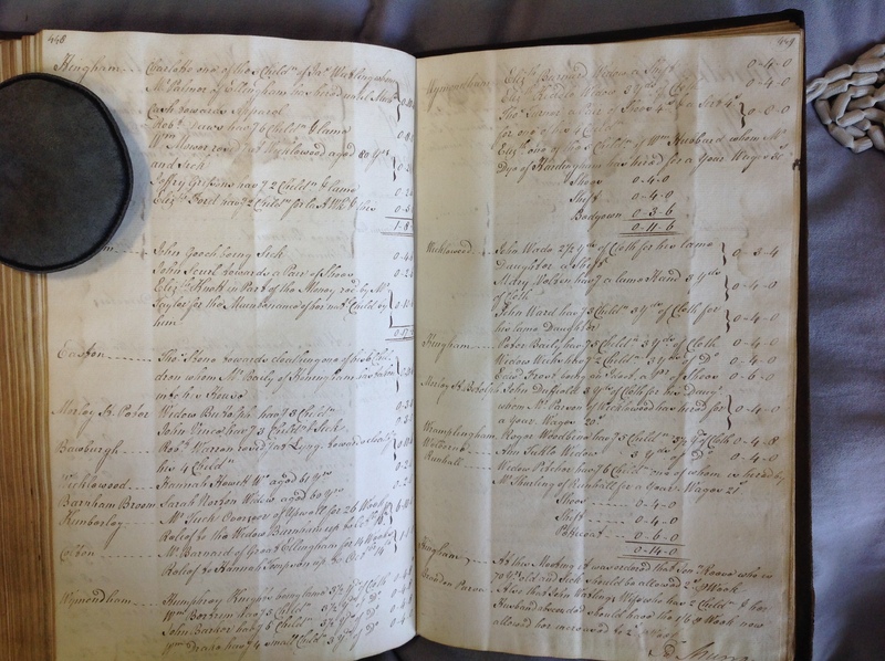 Forehoe Hundred - House of Industry Minute Book 1802-1805 p448-449 image 1 Forehoe Hundred - House of Industry Minute Book 1802-1805 p448-449 image 1